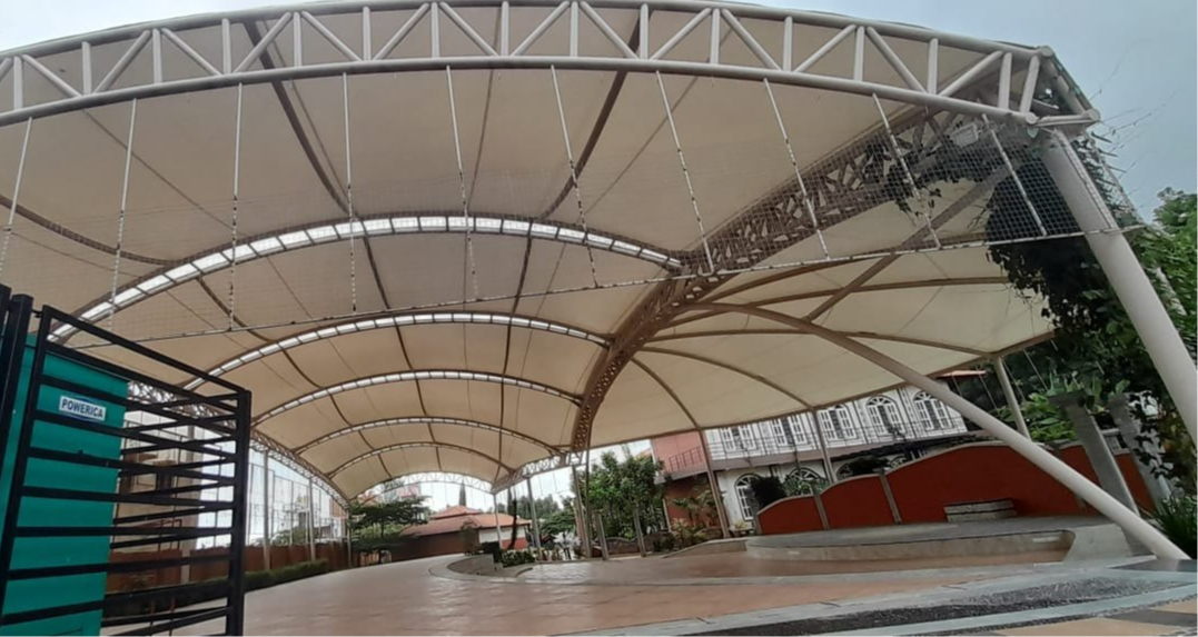 Barrel Vault Tensile Structure